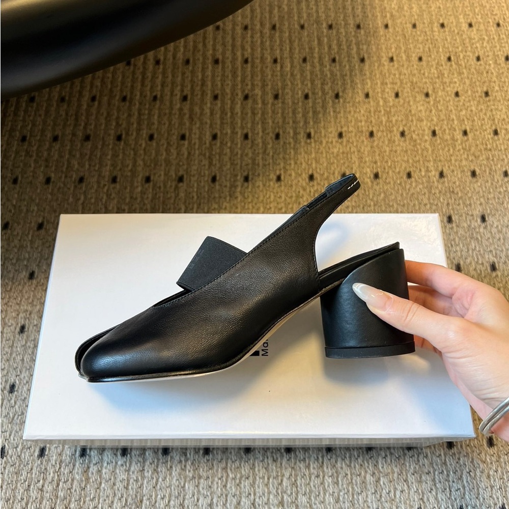 Maison Martin Margiela Black Tabi Slingback Mules - Picture 5 of 8